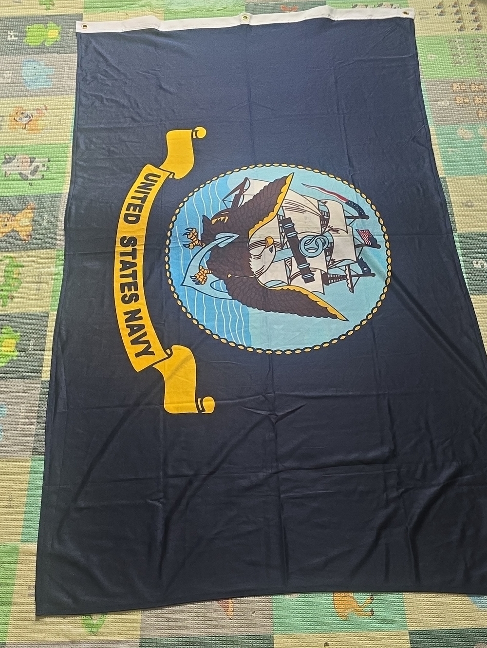 United States Navy Banner 60"×35" - Navy Blue